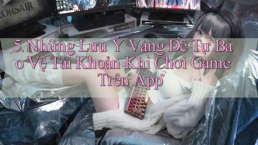 5. Những Lưu Ý Vàng Để Tự Bảo Vệ Tài Khoản Khi Chơi Game Trên App 5. Những Lưu Ý Vàng Để Tự Bảo Vệ Tài Khoản Khi Chơi Game Trên App
