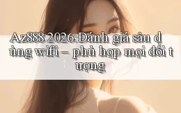 Az888 2026 đánh giá sâu dùng wifi phù hợp mọi đối tượng