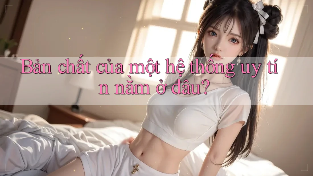 Bản chất của một hệ thống uy tín nằm ở đâu? Bản chất của một hệ thống uy tín nằm ở đâu?