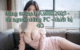 bảng so sánh Az888 2025   từ người dùng PC   thiết bị 4G