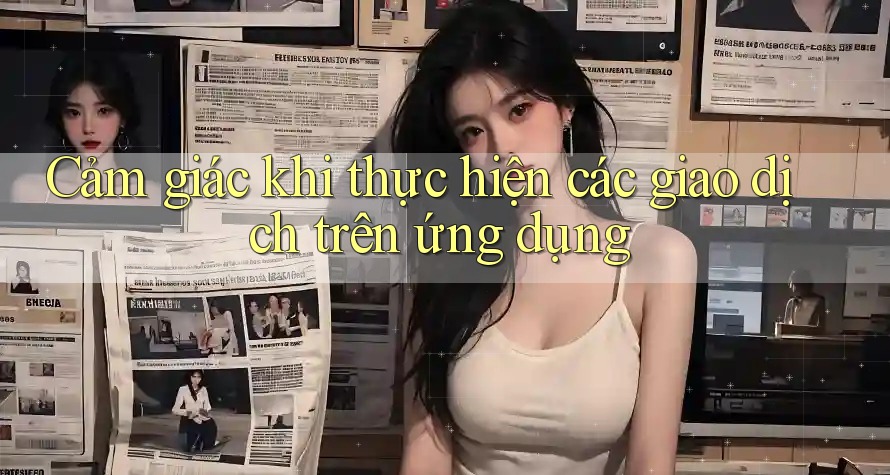 Cảm giác khi thực hiện các giao dịch trên ứng dụng