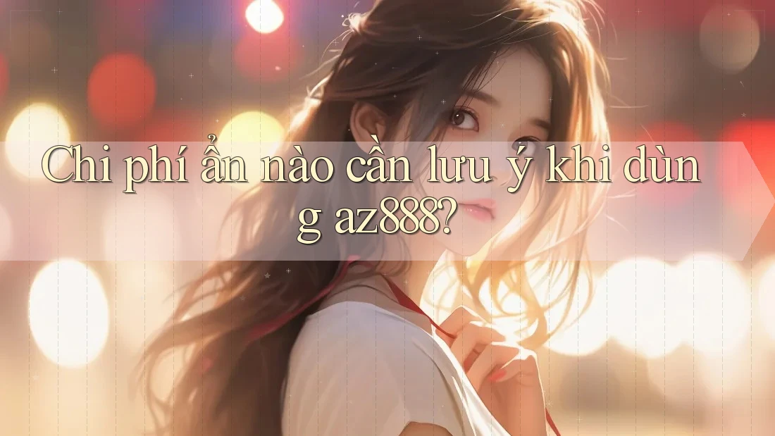 Chi phí ẩn nào cần lưu ý khi dùng az888? Chi phí ẩn nào cần lưu ý khi dùng az888?