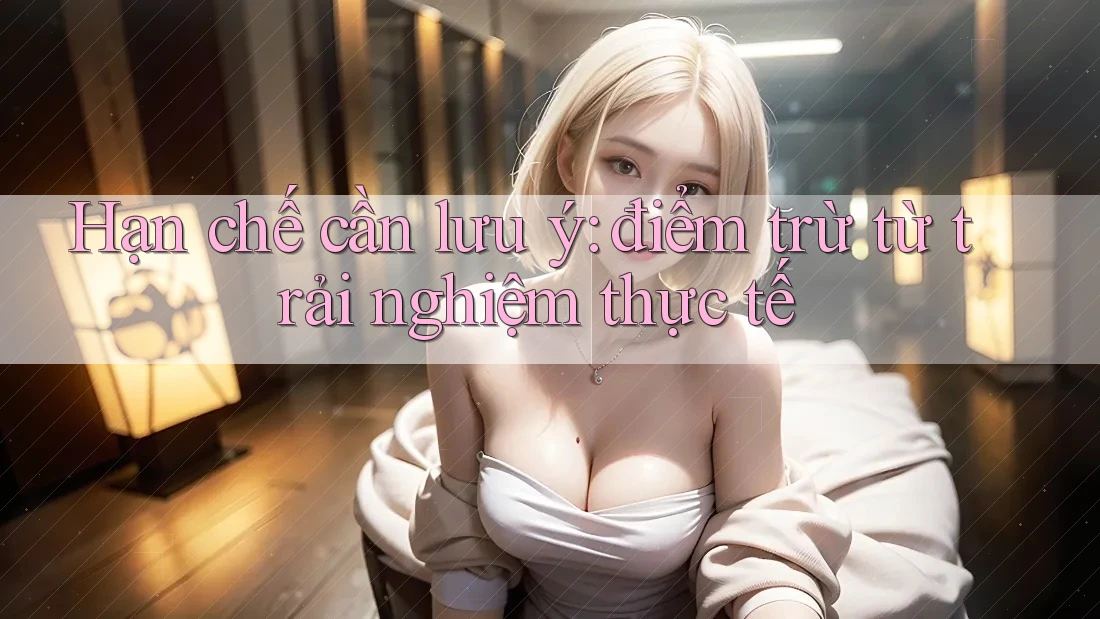 Hạn chế cần lưu ý: Điểm trừ từ trải nghiệm thực tế