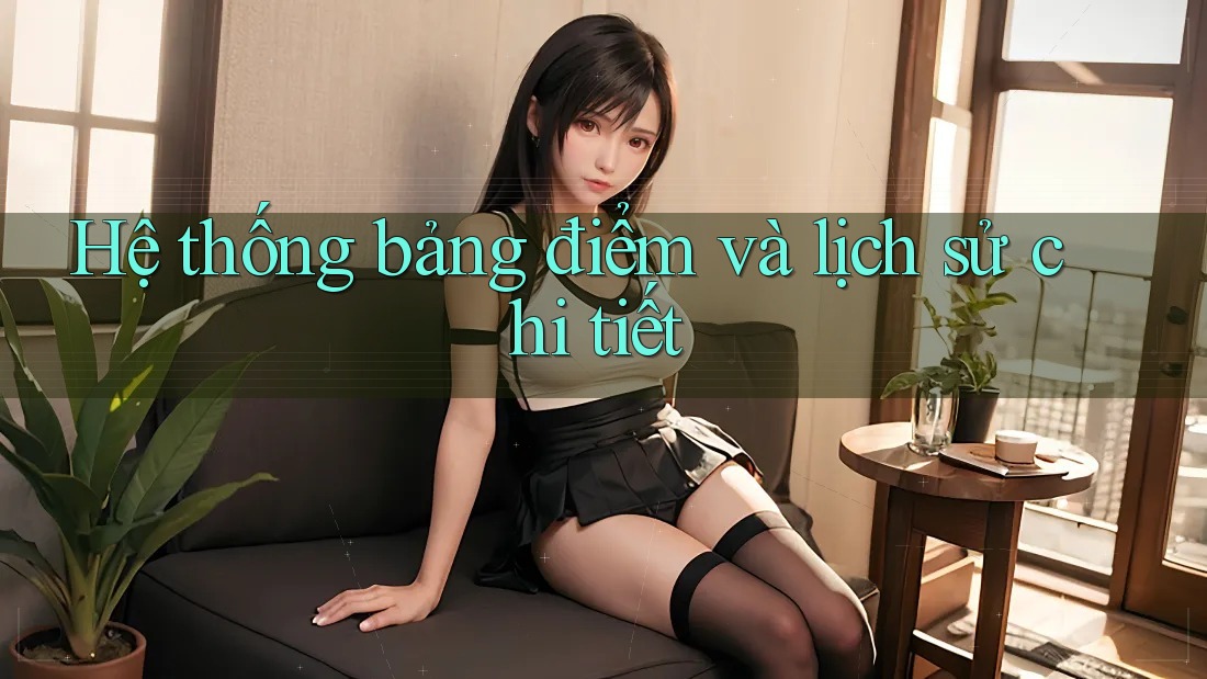 Hệ thống bảng điểm và lịch sử chi tiết Hệ thống bảng điểm và lịch sử chi tiết