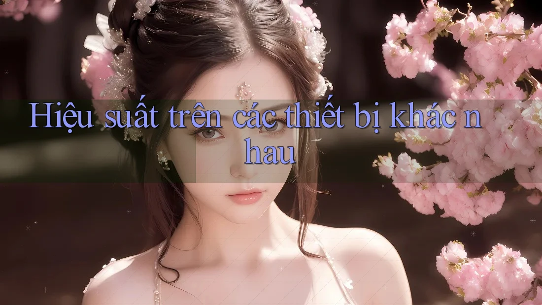 Hiệu suất trên các thiết bị khác nhau Hiệu suất trên các thiết bị khác nhau