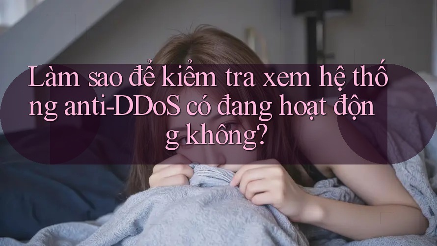 Làm sao để kiểm tra xem hệ thống anti-DDoS có đang hoạt động không? Làm sao để kiểm tra xem hệ thống anti-DDoS có đang hoạt động không?