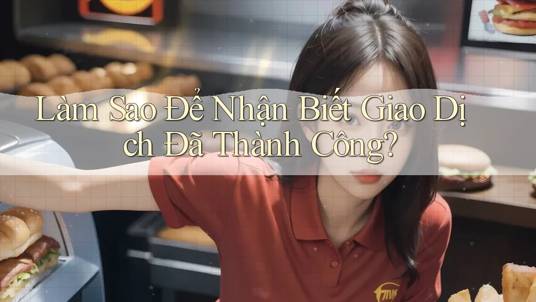 Làm Sao Để Nhận Biết Giao Dịch Đã Thành Công? Làm Sao Để Nhận Biết Giao Dịch Đã Thành Công?