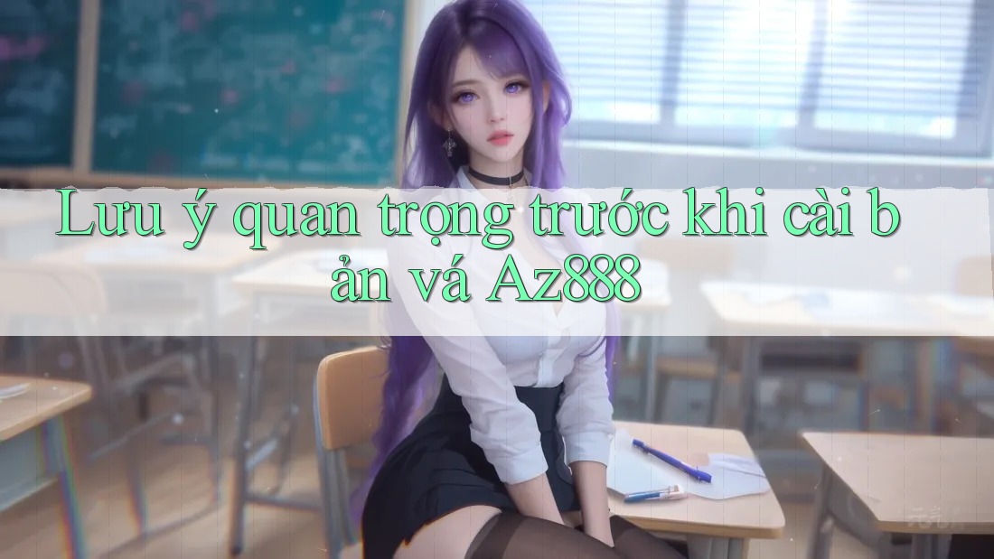 Lưu ý quan trọng trước khi cài bản vá Az888