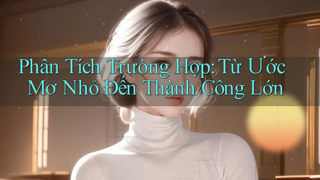Phân Tích Trường Hợp: Từ Ước Mơ Nhỏ Đến Thành Công Lớn Phân Tích Trường Hợp: Từ Ước Mơ Nhỏ Đến Thành Công Lớn
