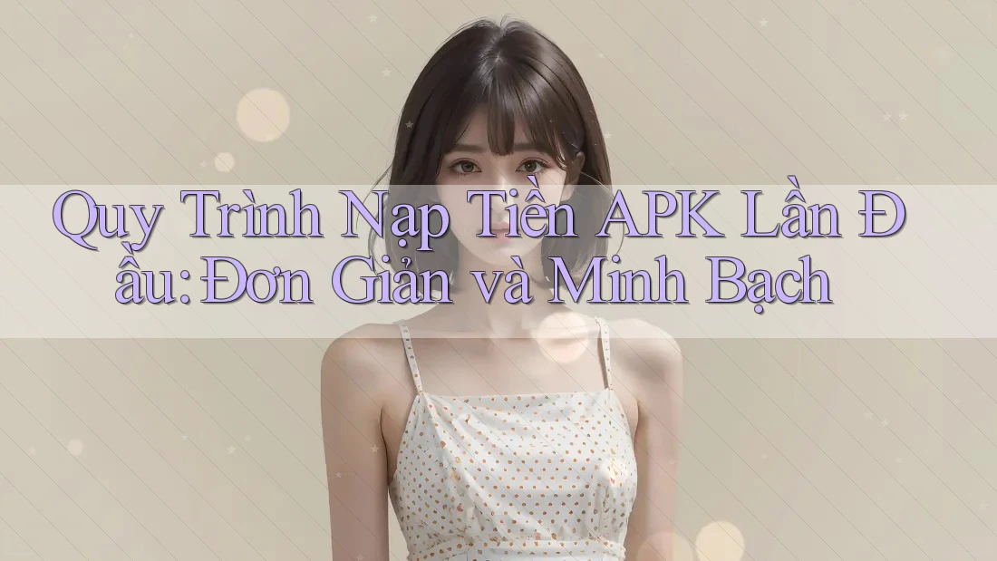 Quy Trình Nạp Tiền APK Lần Đầu: Đơn Giản và Minh Bạch