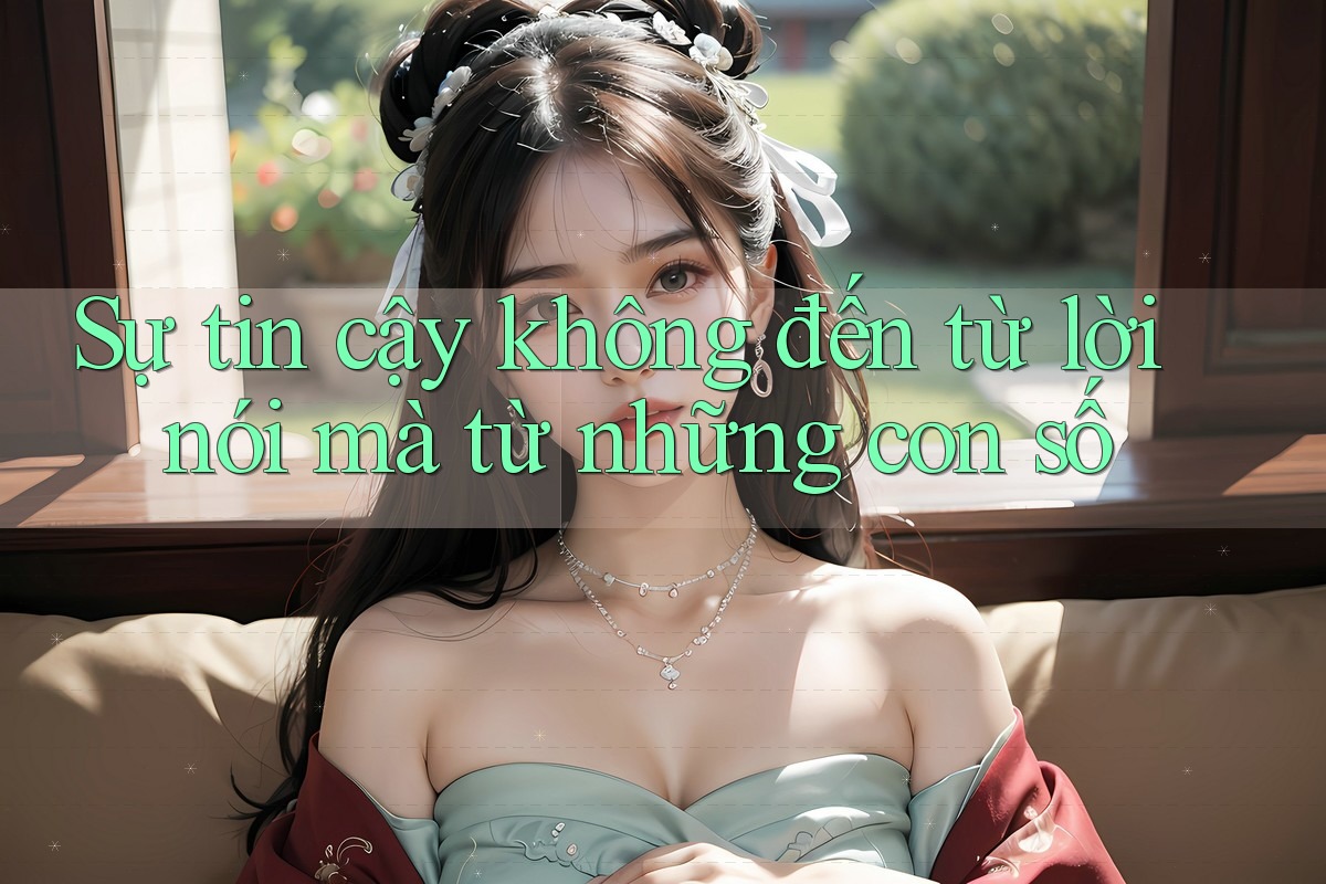Sự tin cậy không đến từ lời nói mà từ những con số Sự tin cậy không đến từ lời nói mà từ những con số