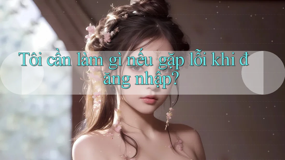 Tôi cần làm gì nếu gặp lỗi khi đăng nhập?