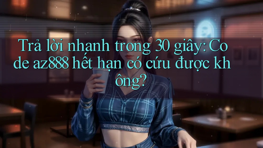Trả lời nhanh trong 30 giây: Code az888 hết hạn có cứu được không? Trả lời nhanh trong 30 giây: Code az888 hết hạn có cứu được không?